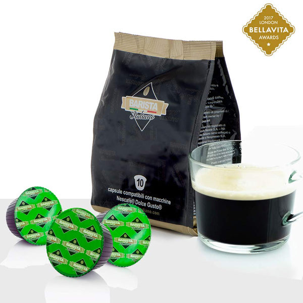 Italian Coffee Lungo Espresso Roast Coffee Pods, 100 Ct (10 Boxes Of 10) 