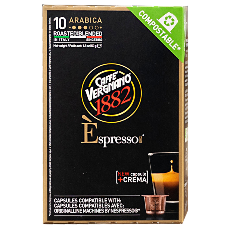 10 x Caffè Vergnano 1882 Compostable Arabica