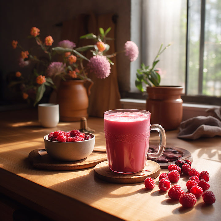 Italian Dolce Gusto Raspberry Protein Milkshake Drink 16 Pods 21% Protein - New Summer 2023