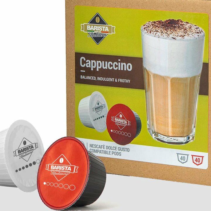 Italian Dolce Gusto Cappuccino Pod Bundle 80 Pods