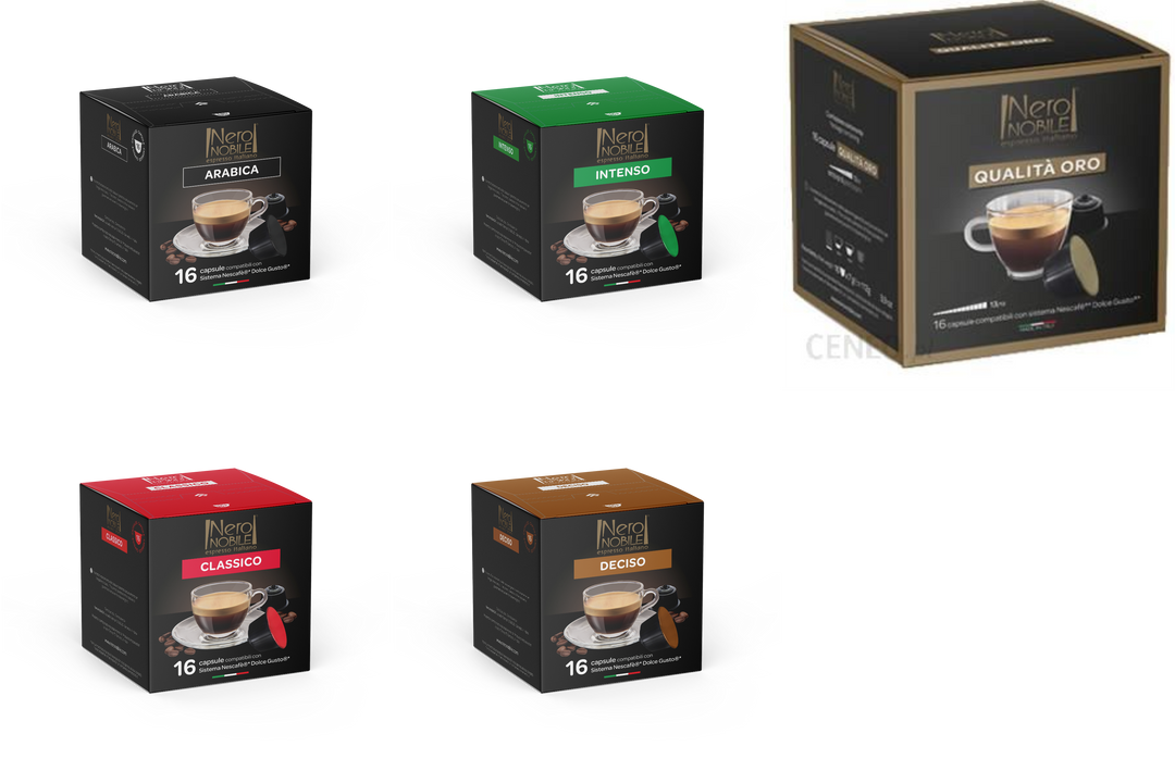 Italian Dolce Gusto Coffee Variety Pod Bundle 80 Pods
